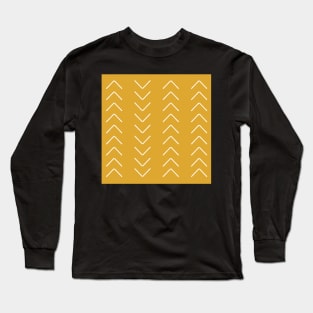 Mudcloth II (Yellow) Long Sleeve T-Shirt